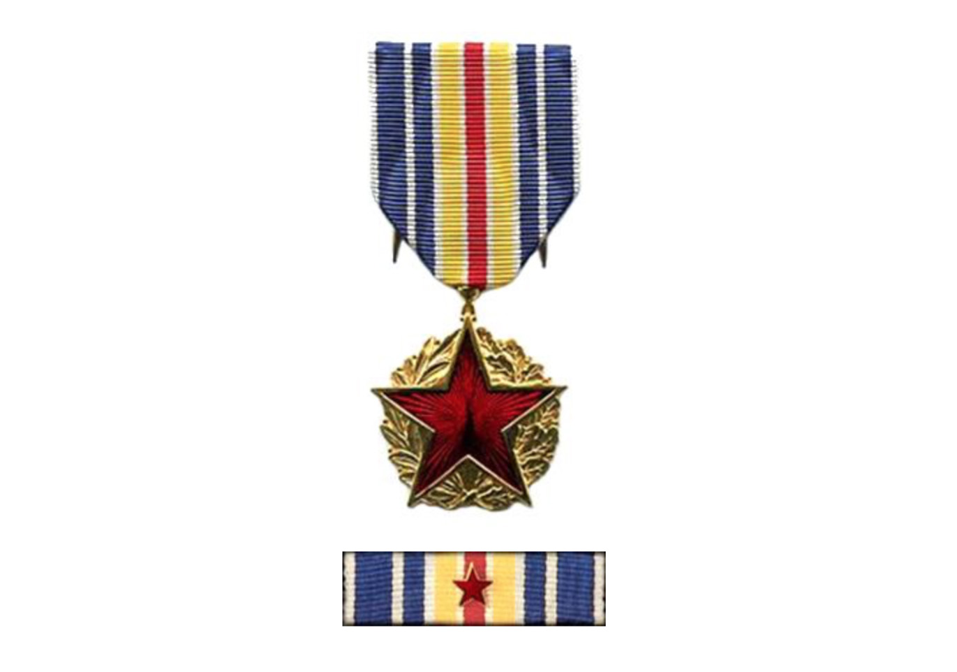 FRANCE Agrafe barrette TONKIN pour rubans de médailles militaires. 